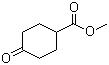 structure of CAS# 6297-22-9, Methyl 4-ketocyclohexanecarboxylate;4-Oxocyclohexanecarboxylic acid methyl ester