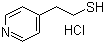 4-Pyridineethanethiol hydrochloride molecular structure (CAS 6298-11-9)