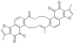 结构式 CAS# 630057-39-5, 甘西鼠尾新酮 A