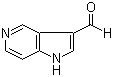 structure of CAS# 630395-95-8, 1H-Pyrrolo[3,2-c]pyridine-2-carboxaldehyde