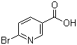 结构式 CAS# 6311-35-9, 6-溴烟酸; 6-溴吡啶-3-羧酸
