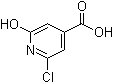 2-Chloro-6-hydroxyisonicotinic acid molecular structure (CAS 6313-51-5)