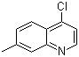 4-氯-7-甲基喹啉分子结构 (CAS 63136-61-8)