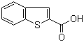 结构式 CAS# 6314-28-9, 苯并噻吩-2-羧酸