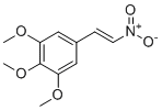 1,2,3-三甲氧基-5-[(E)-2-硝基乙烯基]苯分子结构 (CAS 6316-70-7)