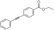 Ethyl 4-(phenylethynyl)benzoate molecular structure (CAS 63164-96-5)