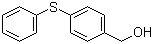 structure of CAS# 6317-56-2, 4-(Phenylthio)benzyl alcohol;[4-(Phenylthio)phenyl]methanol; p-(Phenylthio)benzyl alcohol