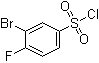 structure of CAS# 631912-19-1, 3-Bromo-4-fluorobenzenesulfonyl chloride