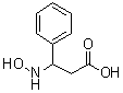 beta-羟基氨基氢化肉桂酸分子结构 (CAS 6320-08-7)