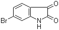 structure of CAS# 6326-79-0, 6-Bromoisatin;6-Bromo-1H-indole-2,3-dione