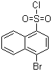 4-Bromo-1-naphthalenesulfonyl chloride molecular structure (CAS 63279-36-7)