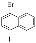 结构式 CAS# 63279-58-3, 1-溴-4-碘萘