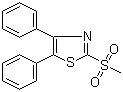 2-(Methylsulfonyl)-4,5-diphenylthiazole molecular structure (CAS 63318-84-3)