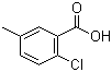 2-氯-5-甲基苯甲酸分子结构 (CAS 6342-60-5)