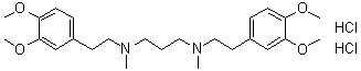 N,N'-Bis[2-(3,4-dimethoxyphenyl)ethyl]-N,N'-dimethyl-1,3-propanediamine dihydrochloride molecular structure (CAS 63434-11-7)