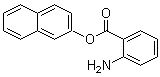 结构式 CAS# 63449-68-3, 2-氨基苯甲酸 2-萘酚酯