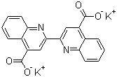 [2,2'-联喹啉]-4,4'-二羧酸钾盐分子结构 (CAS 63451-34-3)