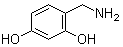 2,4-Dihydroxybenzylamine molecular structure (CAS 63452-56-2)