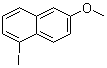 1-Iodo-6-methoxynaphthalene molecular structure (CAS 63469-49-8)