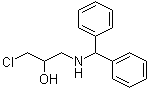 1-Chloro-3-[(diphenylmethyl)amino]-2-propanol molecular structure (CAS 63477-43-0)
