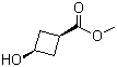 结构式 CAS# 63485-50-7, 顺式-3-羟基环丁基羧酸甲酯