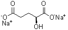 (S)-2-Hydroxypentanedioic acid disodium salt molecular structure (CAS 63512-50-5)