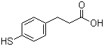 structure of CAS# 63545-55-1, 4-Mercaptohydrocinnamic acid;4-Mercaptophenylpropionic acid