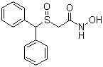 结构式 CAS# 63547-13-7, 艾捉非尼; 2-[(二苯甲基)亚砜基]乙酰氧肟酸