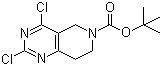 tert-Butyl 2,4-dichloro-7,8-dihydropyrido[4,3-d]pyrimidine-6(5H)-carboxylate molecular structure (CAS 635698-56-5)
