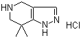 4,5,6,7-Tetrahydro-7,7-dimethyl-1H-pyrazolo[4,3-c]pyridine hydrochloride molecular structure (CAS 635712-89-9)