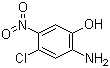 2-Amino-4-chloro-5-nitrophenol molecular structure (CAS 6358-02-7)