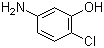 structure of CAS# 6358-06-1, 2-Chloro-5-aminophenol