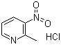 2-甲基-3-硝基吡啶盐酸盐分子结构 (CAS 63585-69-3)