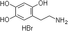 structure of CAS# 636-00-0, 6-Hydroxydopamine hydrobromide;2-(2,4,5-Trihydroxyphenyl)ethylamine hydrobromide