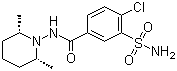 氯帕胺分子结构 (CAS 636-54-4)