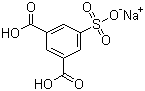 间苯二甲酸-5-磺酸钠分子结构 (CAS 6362-79-4)