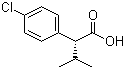 (R)-2-(4-Chlorophenyl)-3-methylbutyric acid molecular structure (CAS 63640-09-5)