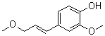 2-甲氧基-4-(3-甲氧基-1-丙烯基)苯酚分子结构 (CAS 63644-71-3)