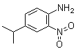 结构式 CAS# 63649-64-9, 4-异丙基-2-硝基苯胺