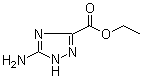 Ethyl 5-amino-1H-1,2,4-triazole-3-carboxylate molecular structure (CAS 63666-11-5)