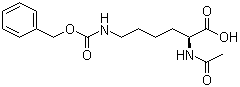 structure of CAS# 6367-08-4, N2-Acetyl-N6-[(phenylmethoxy)carbonyl]-L-lysine