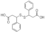 beta,beta'-亚二硫基二苯丙酸分子结构 (CAS 63684-32-2)