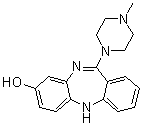 11-(4-Methyl-1-piperazinyl)-5H-dibenzo[b,e][1,4]diazepin-8-ol molecular structure (CAS 63687-94-5)