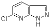 结构式 CAS# 63725-51-9, 6-氯-1H-吡唑并[3,4-b]吡啶