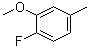 2-Fluoro-5-methylanisole molecular structure (CAS 63762-78-7)
