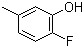 2-氟-5-甲基苯酚分子结构 (CAS 63762-79-8)