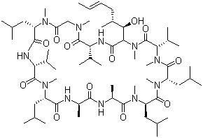 Cyclosporin D molecular structure (CAS 63775-96-2)