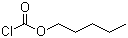 氯甲酸正戊酯分子结构 (CAS 638-41-5)