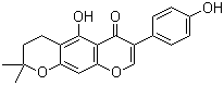 structure of CAS# 63807-90-9, Dihydroalpinumisoflavone;Erythrivarone A; beta-Isowighteone