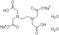 Disodium edetate dihydrate molecular structure (CAS 6381-92-6)